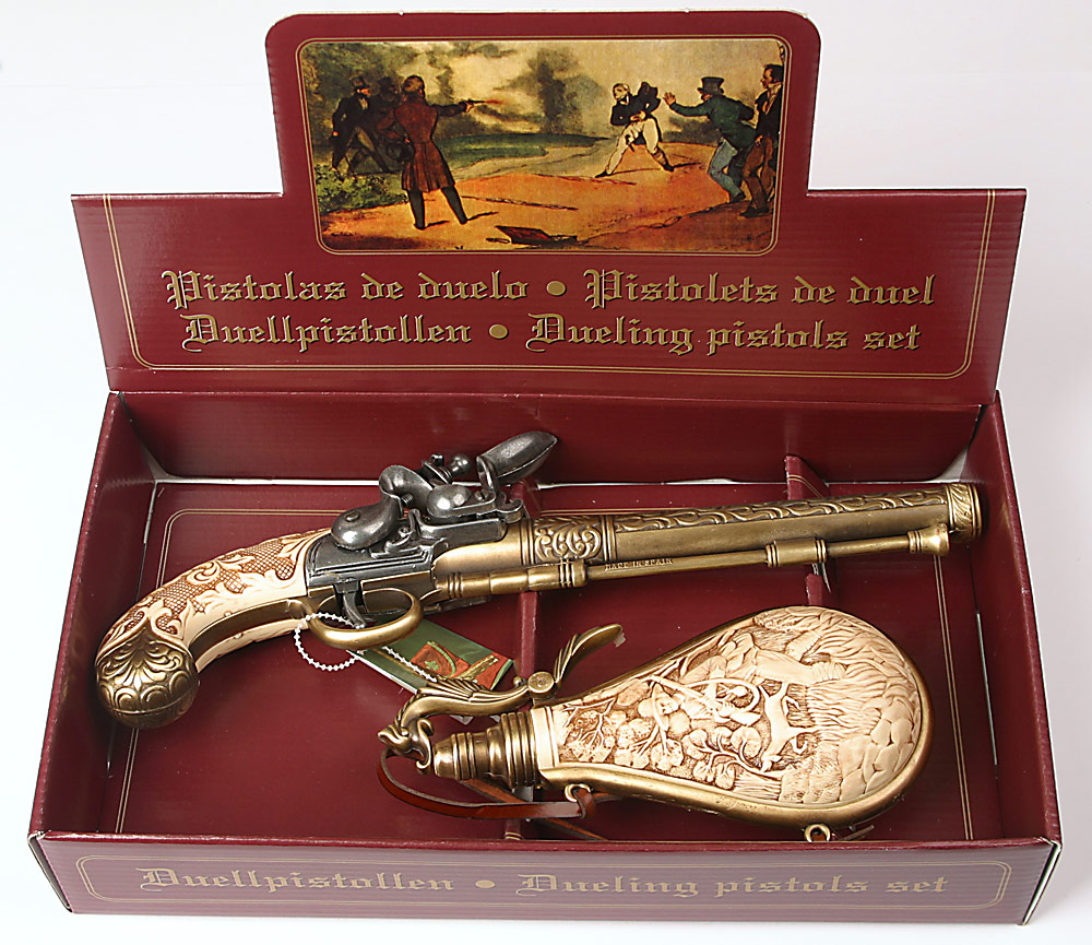 foto pistole s prachovnic - provedn bronz